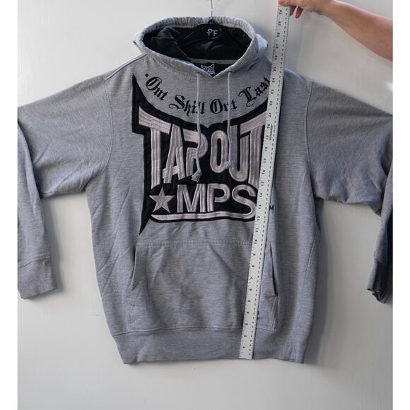 Tapout MPS Y2K Pullover Hoodie Sweatshirt Mens Large MMA Grunge Skater Cyber - Picture 5 of 6
